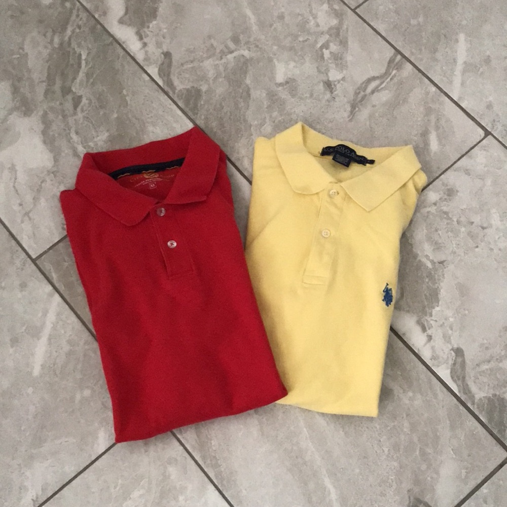 Club Room/ US Polo Assn  Mens Bundle of Two Polo Shirt | L - XL